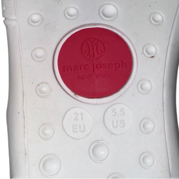 MARC JACOB navy leather tennis shoes ROBEEZ GIrls size 5.5 - Picture 16 of 16